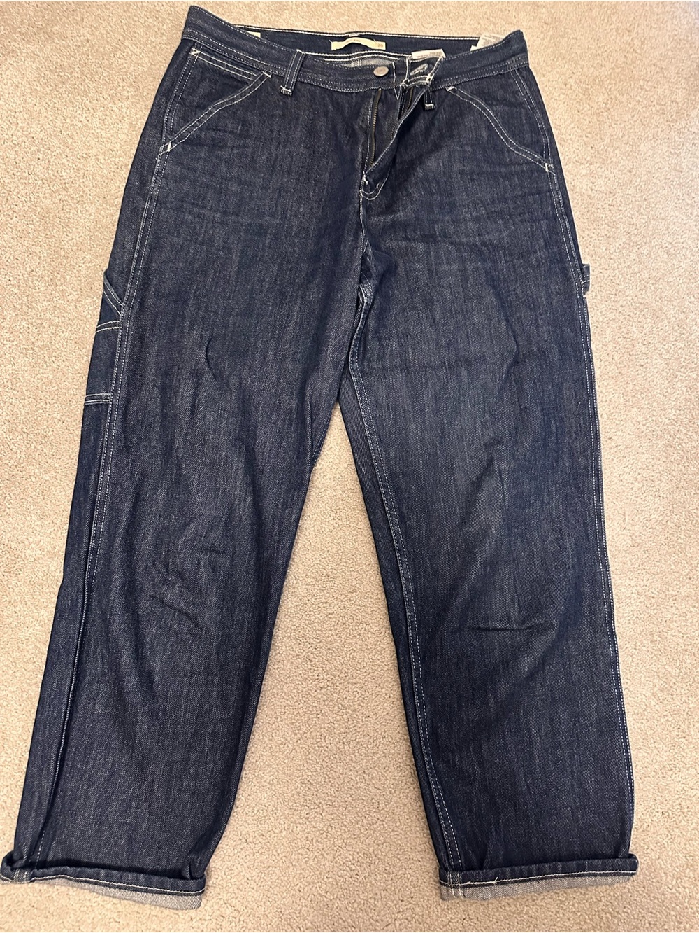 Levi's Women's Dark Blue Boyfriend Jeans